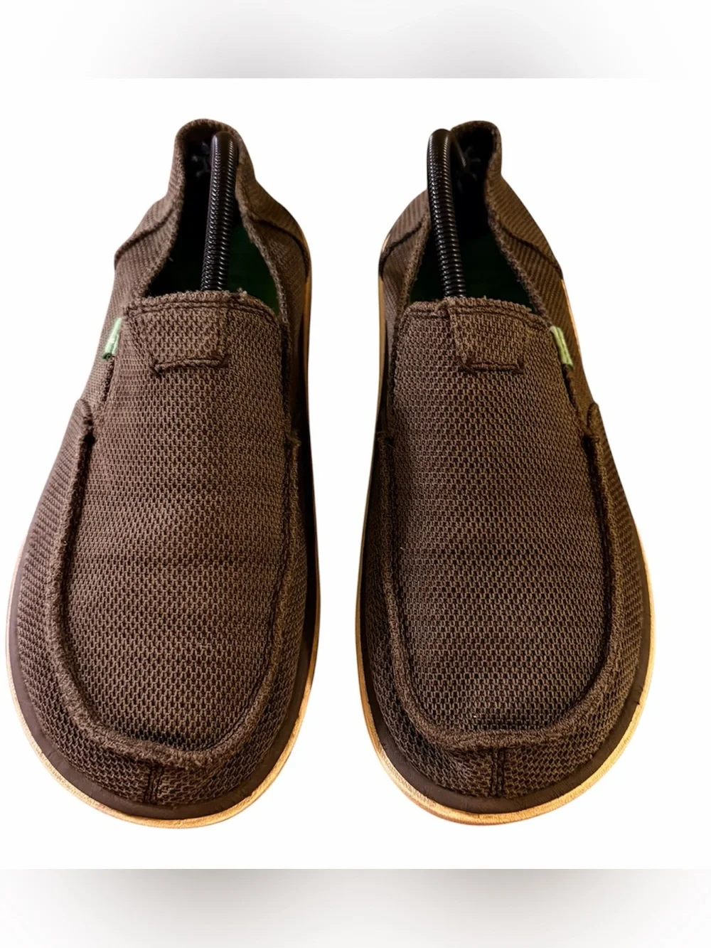 Sanuk Men’s Vagabond Sidewalk Surfers Brown Slip On Loafers Shoes Size 10 EUC